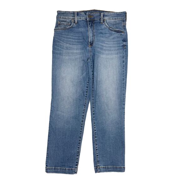 Kut from the Kloth High Rise Crop Straight Leg Jeans size 6 - Picture 2 of 9